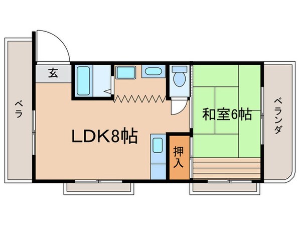 グレ－ス桂の物件間取画像